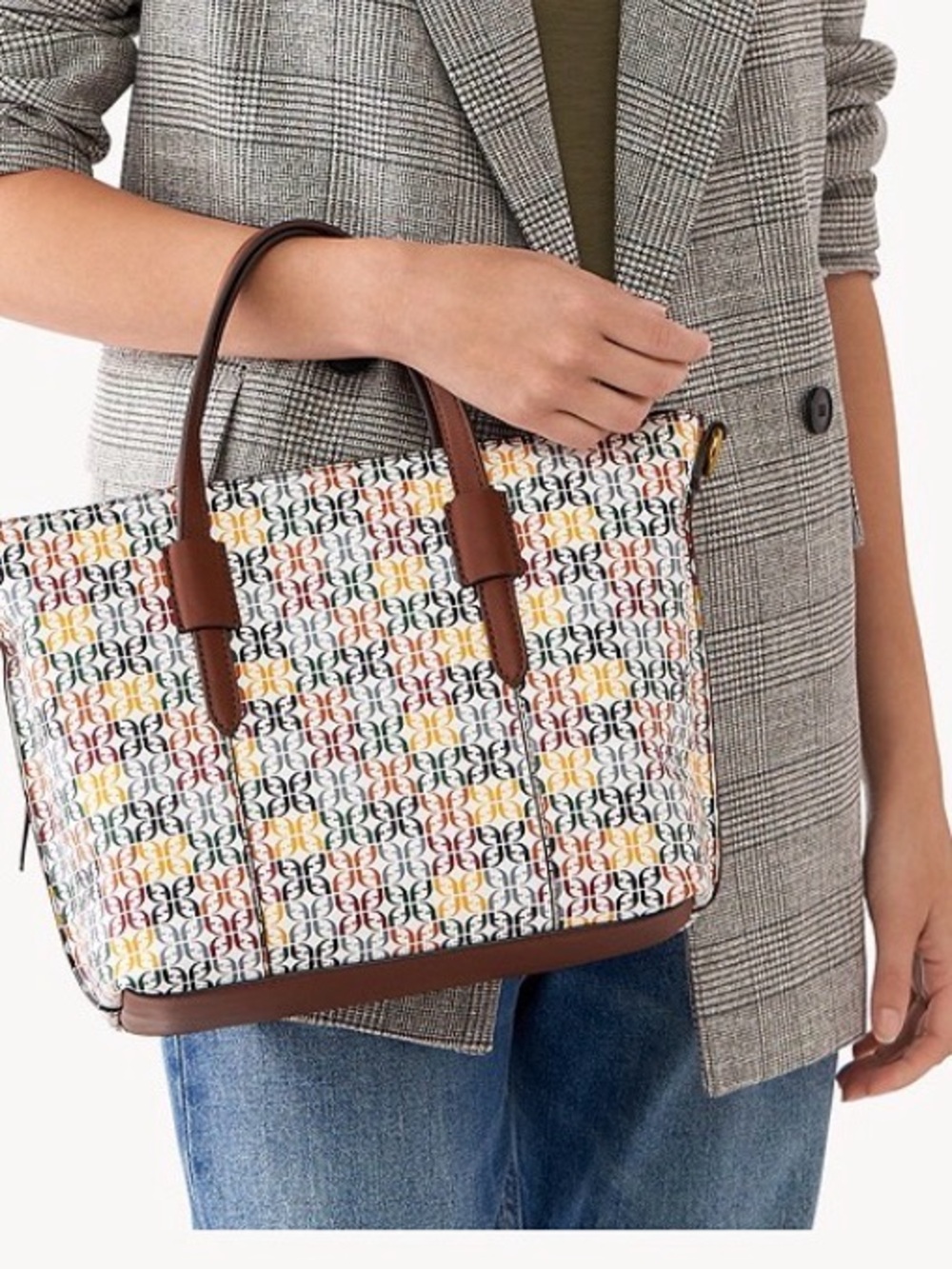 FOSSIL SKYLAR SATCHEL CROSSBODY BAG